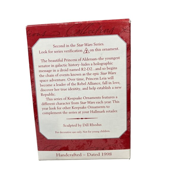 Hallmark Ornament—Star Wars—- -Princess Leia - Picture 9 of 12